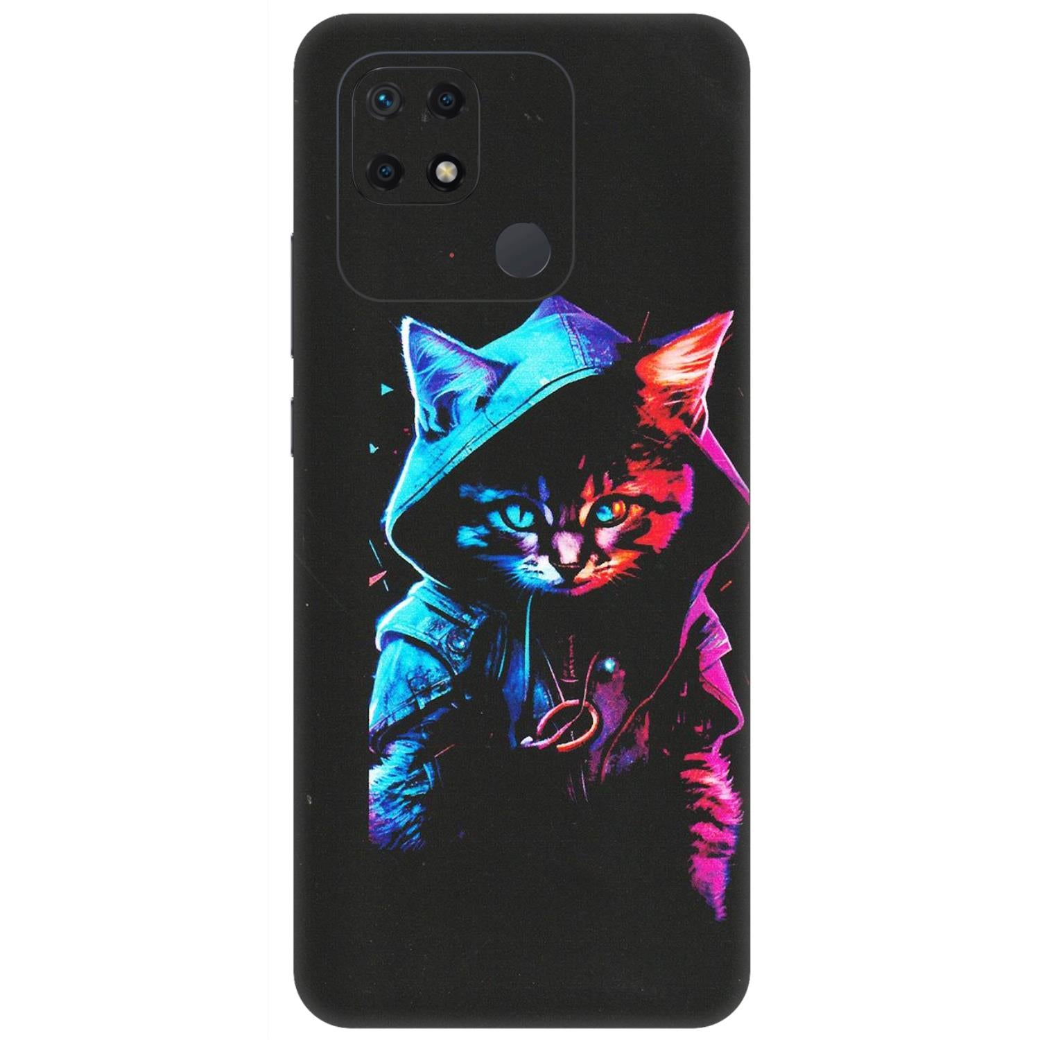 Xiaomi Redmi Phone Skins (All Models) - Cyberpunk Cat - Matte Finish (M-45) Redmi 10 Power