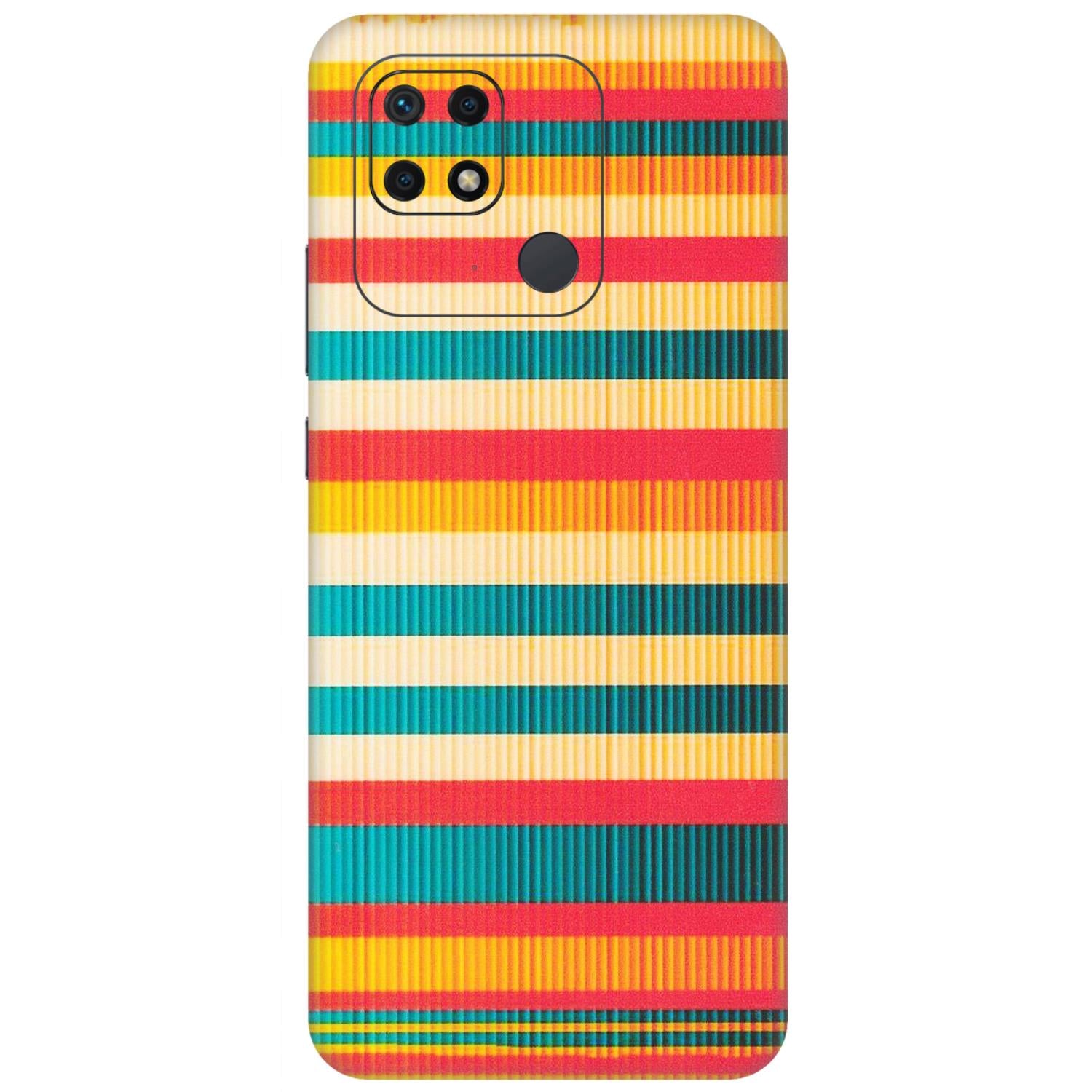 Xiaomi Redmi Phone Skins (All Models) - Colourful Stripes Soothing Effect - Matte Finish (M-86) Redmi 10 Power