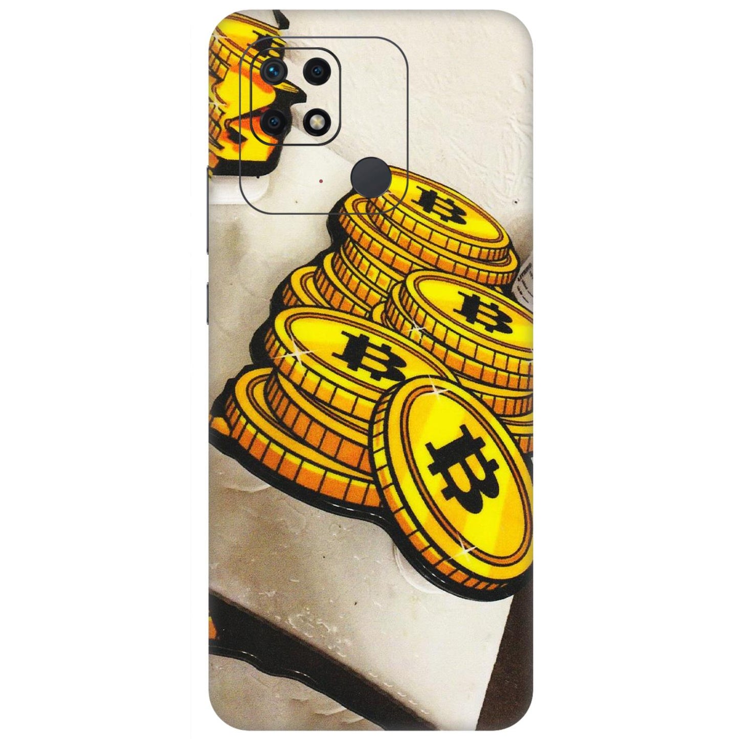 Xiaomi Redmi Phone Skins (All Models) - Billionaire Bitcoin Collection - Matte Finish (M-92) Redmi 10 Power
