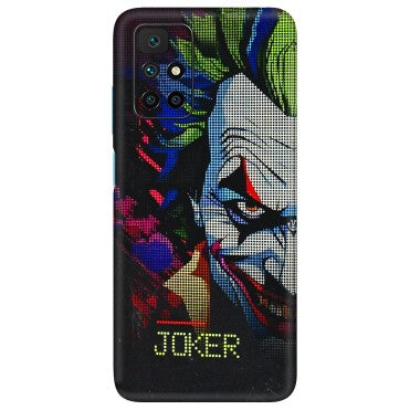 Xiaomi Redmi Phone Skins (All Models) - Joker Dot Matrix - 3D Embossed Finish (L-08) Redmi 10 Prime