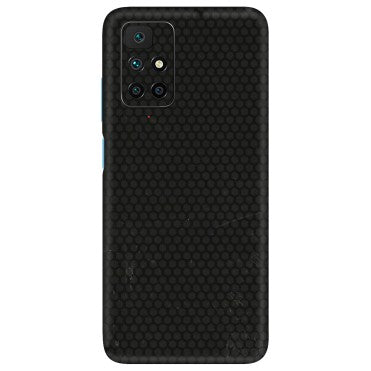 Xiaomi Redmi Phone Skins (All Models) - Black honeycomb - 3D Embossed Finish (L-114) Redmi 10 Prime