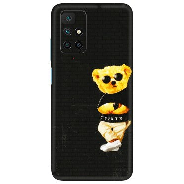 Xiaomi Redmi Phone Skins (All Models) - Classy Teddy Bear - 3D Embossed Finish (L-116) Redmi 10 Prime