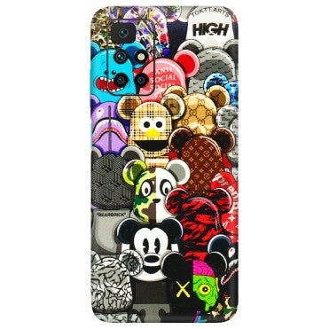 Xiaomi Redmi Phone Skins (All Models) - More Mickey Mouses - 3D Embossed Finish (L-118) Redmi 10 Prime
