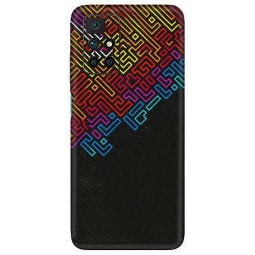 Xiaomi Redmi Phone Skins (All Models) - Dotme Pattern Art - 3D Embossed Finish (L-121) Redmi 10 Prime