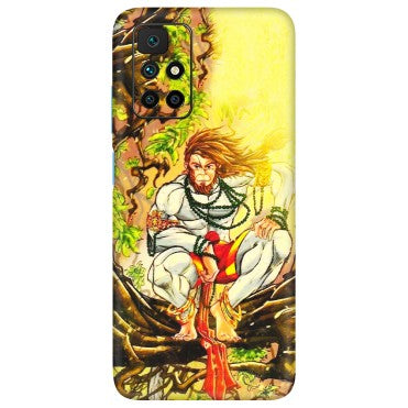 Xiaomi Redmi Phone Skins (All Models) - Lord Hanuman - 3D Embossed Finish (L-152) Redmi 10 Prime