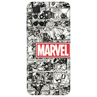 Xiaomi Redmi Phone Skins (All Models) - Marvel Comic - 3D Embossed Finish (L-171) Redmi 10 Prime