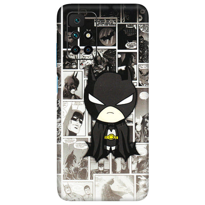 Xiaomi Redmi Phone Skins (All Models) - Toon Batman - 3D Embossed Finish (L-182) Redmi 10 Prime
