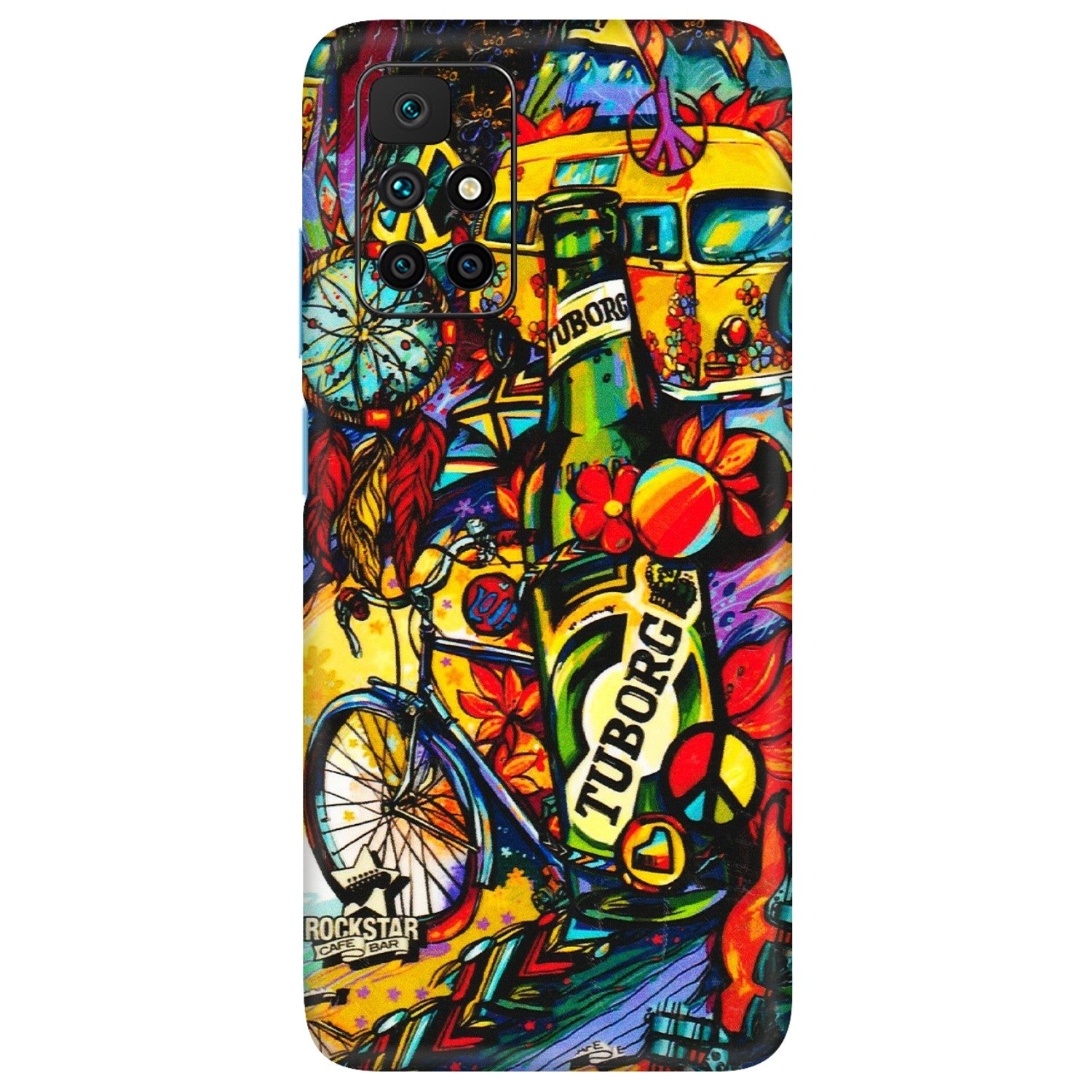 Xiaomi Redmi Phone Skins (All Models) - Cool Beer Bottle - 3D Embossed Finish (L-193) Redmi 10 Prime