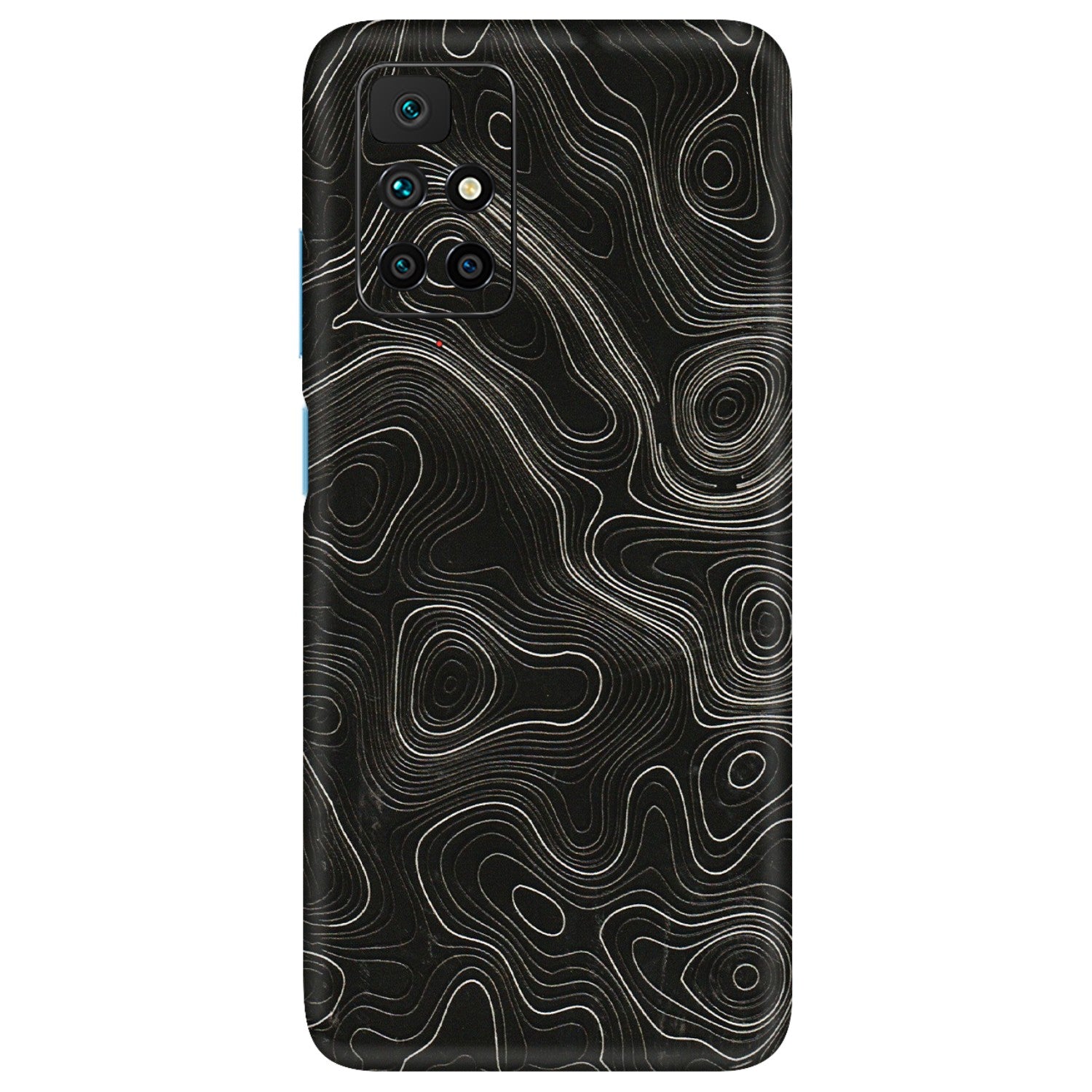 Xiaomi Redmi Phone Skins (All Models) - Black Swirl - 3D Embossed Finish (L-196) Redmi 10 Prime