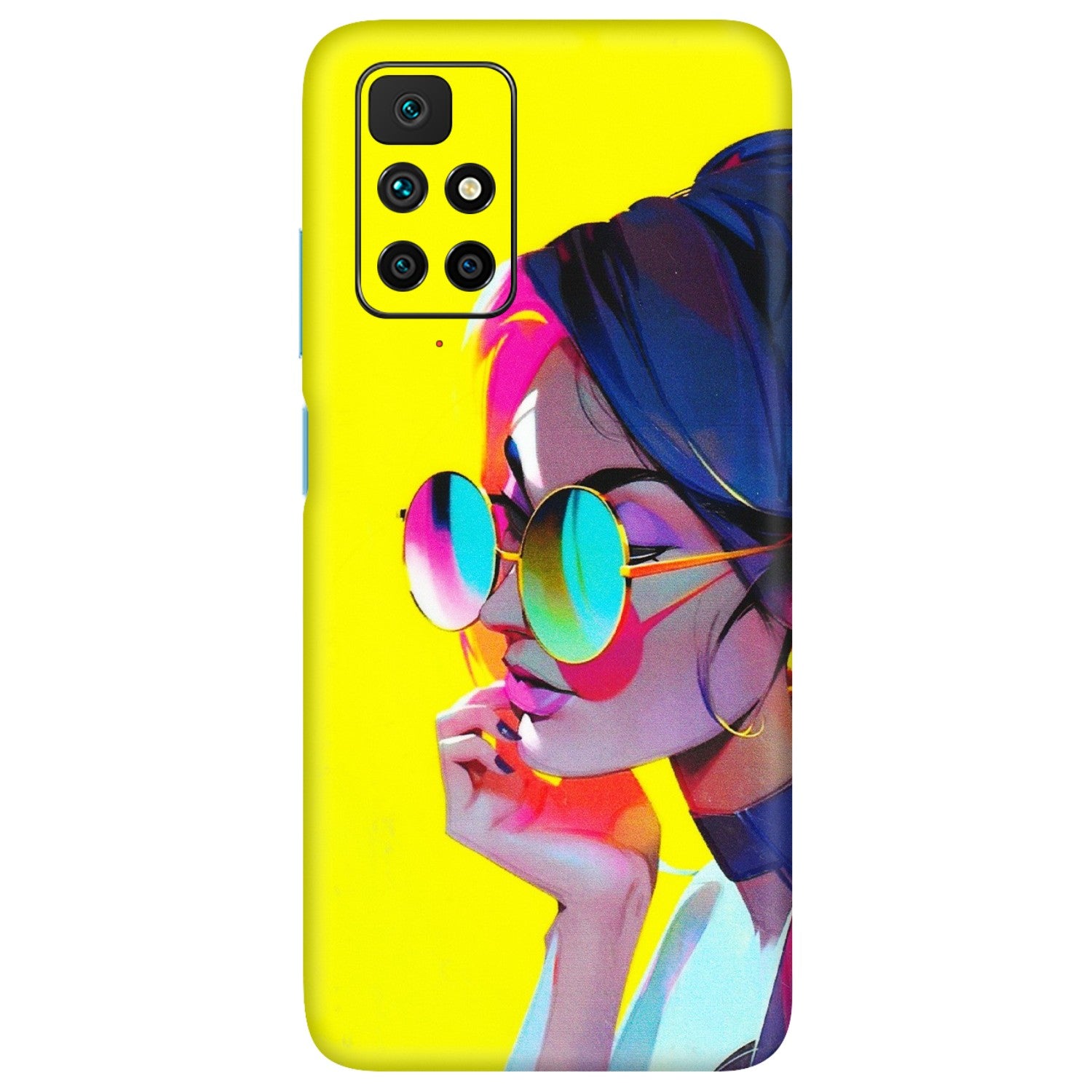 Xiaomi Redmi Phone Skins (All Models) - Bold Stylish Girl - 3D Embossed Finish (L-222) Redmi 10 Prime