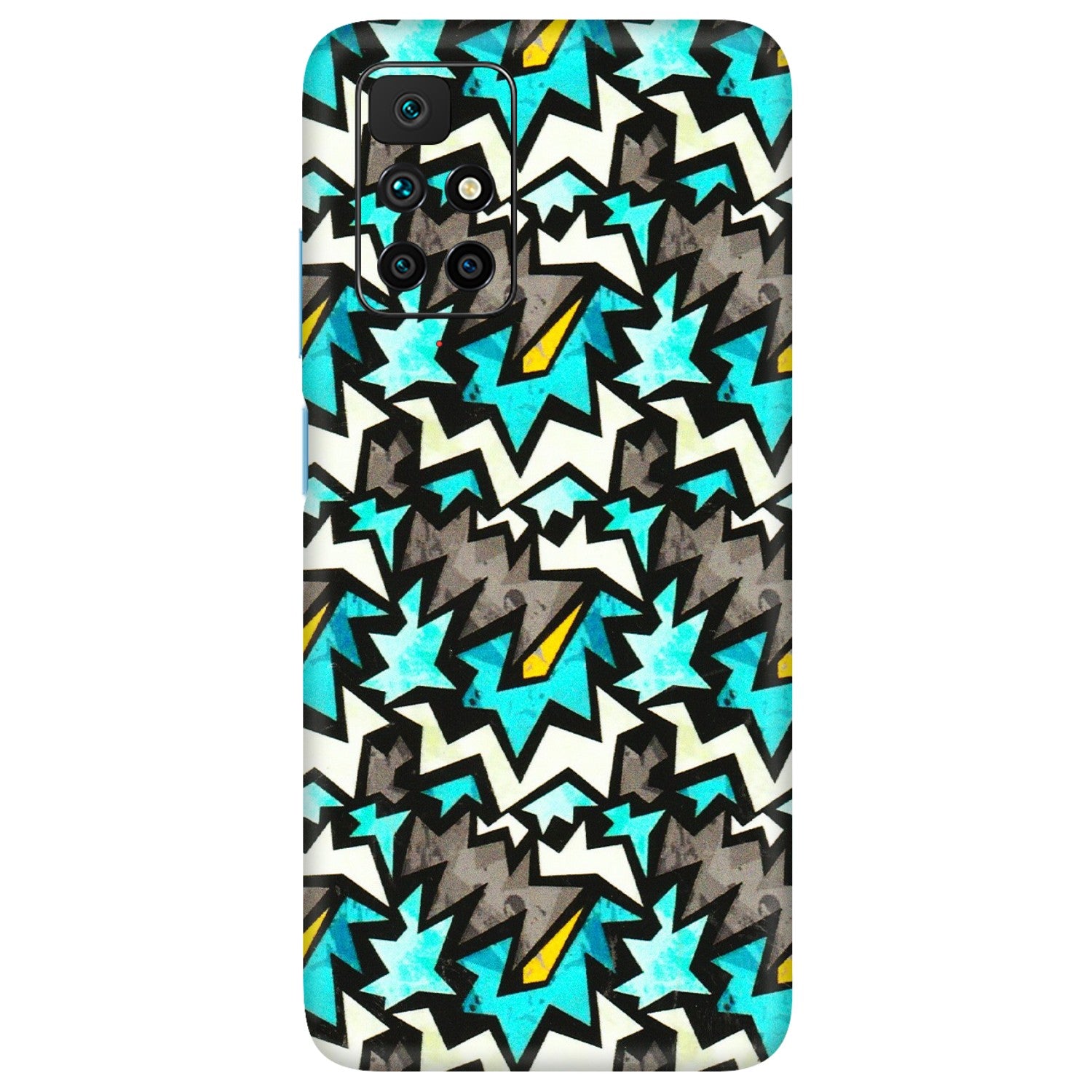Xiaomi Redmi Phone Skins (All Models) - Funky Zig Zag - 3D Embossed Finish (L-223) Redmi 10 Prime