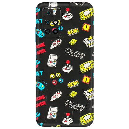 Xiaomi Redmi Phone Skins (All Models) - Gaming Doodles - 3D Embossed Finish (L-224) Redmi 10 Prime