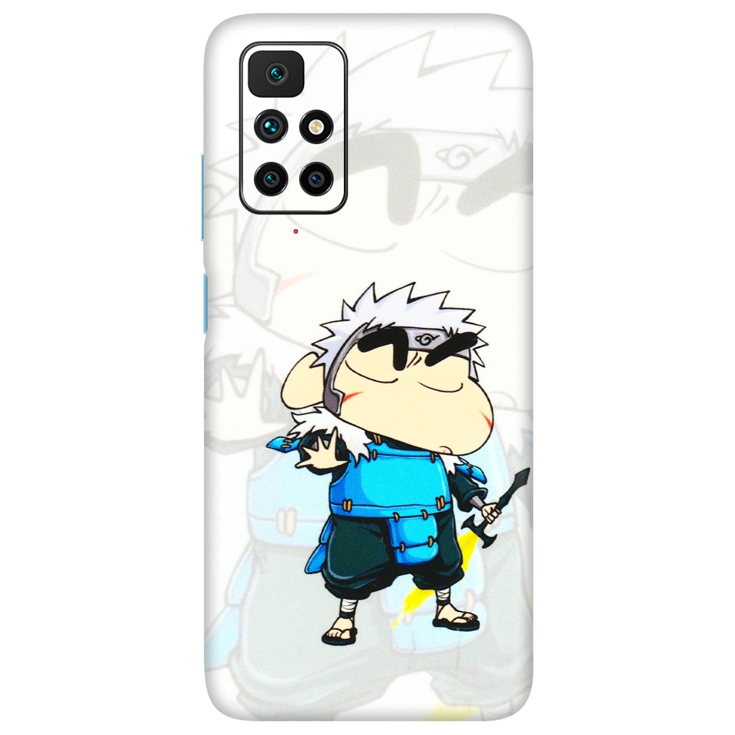 Xiaomi Redmi Phone Skins (All Models) - Angry Young Shinchan - 3D Embossed Finish (L-226) Redmi 10 Prime