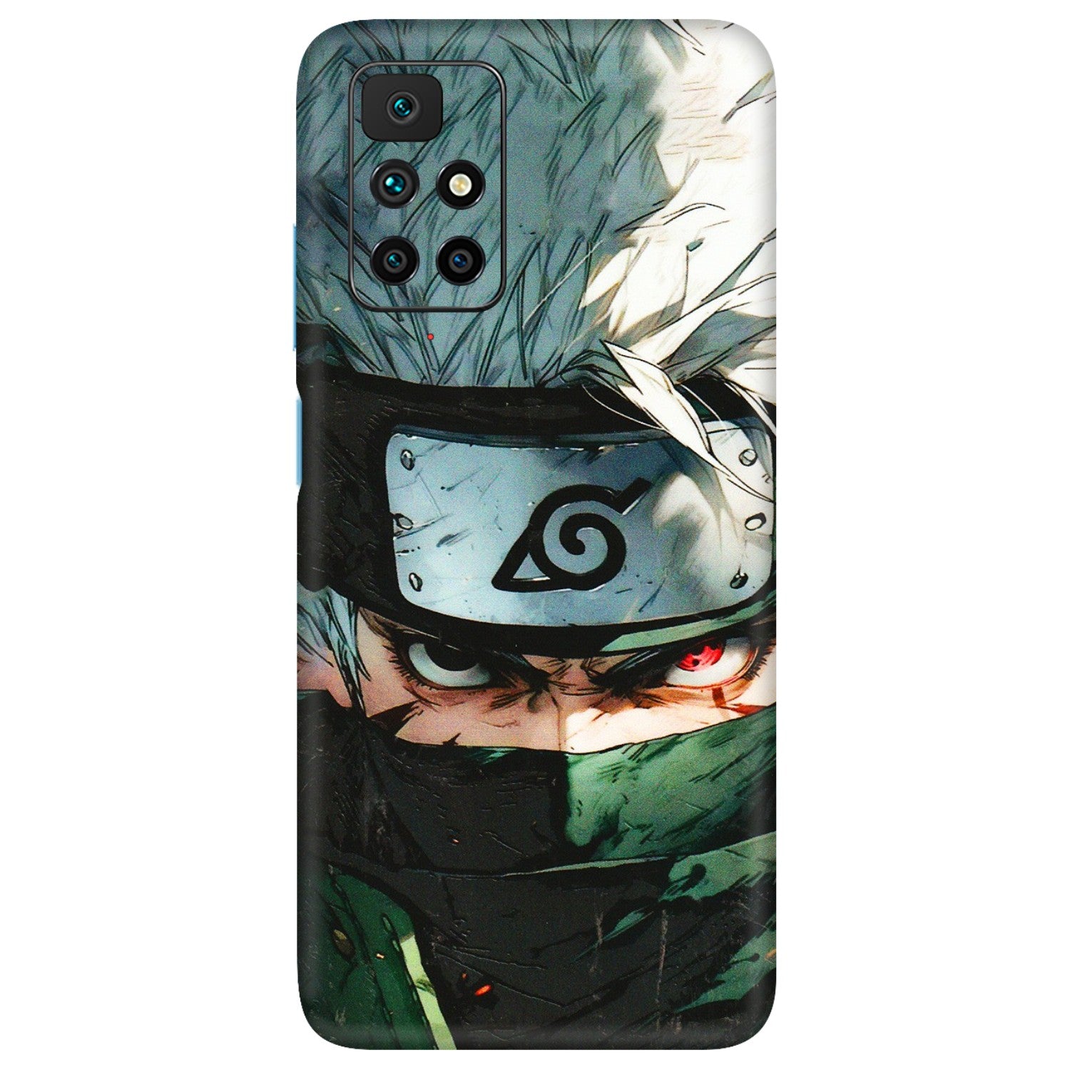 Xiaomi Redmi Phone Skins (All Models) - Kakashi Red Eye Focus - 3D Embossed Finish (L-227) Redmi 10 Prime