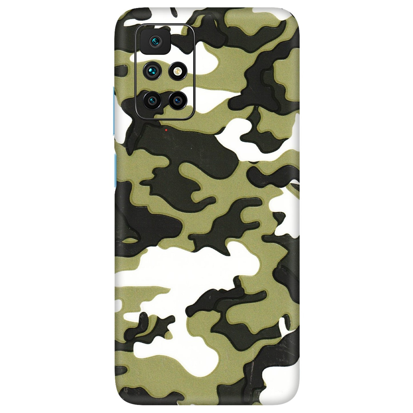Xiaomi Redmi Phone Skins (All Models) - Camouflages White And Green - 3D Embossed Finish (L-243) Redmi 10 Prime