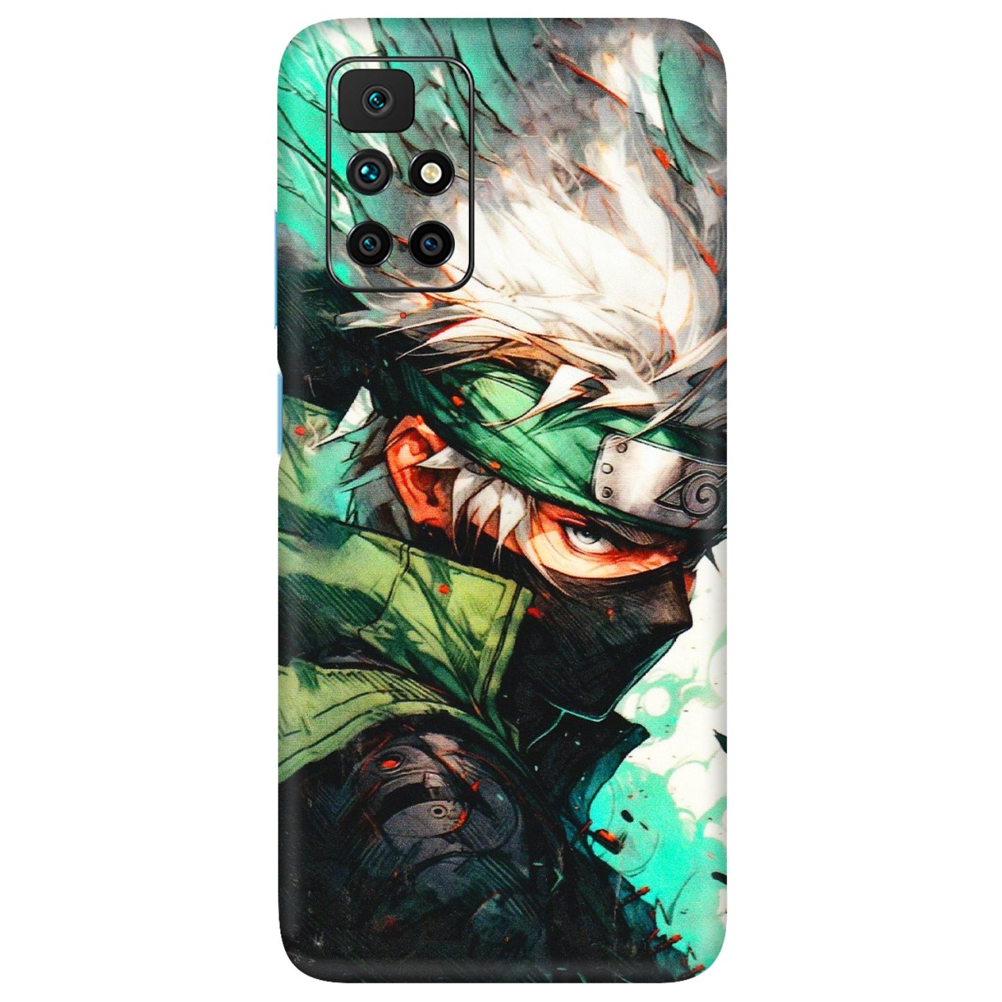 Xiaomi Redmi Phone Skins (All Models) - Kakashi Side Profile - 3D Embossed Finish (L-249) Redmi 10 Prime