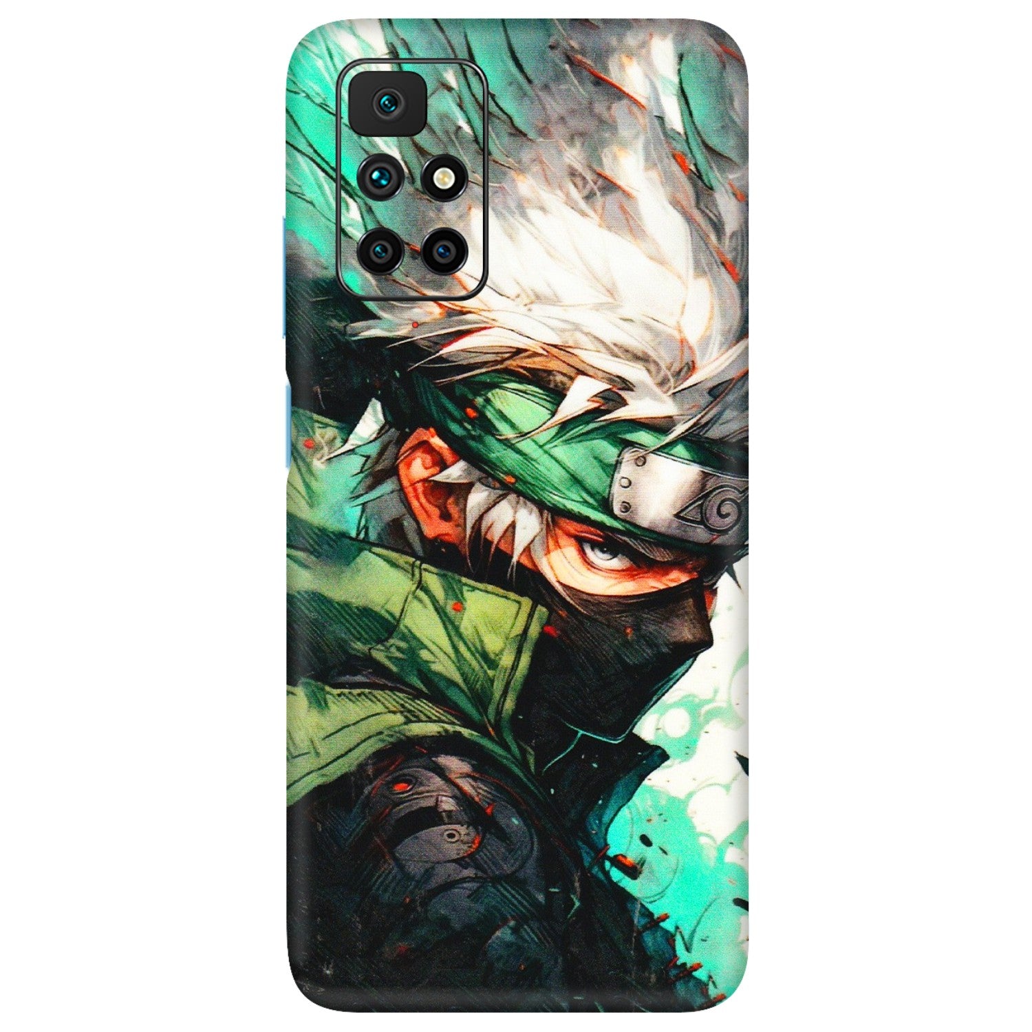 Xiaomi Redmi Phone Skins (All Models) - Kakashi Side Profile - 3D Embossed Finish (L-249) Redmi 10 Prime