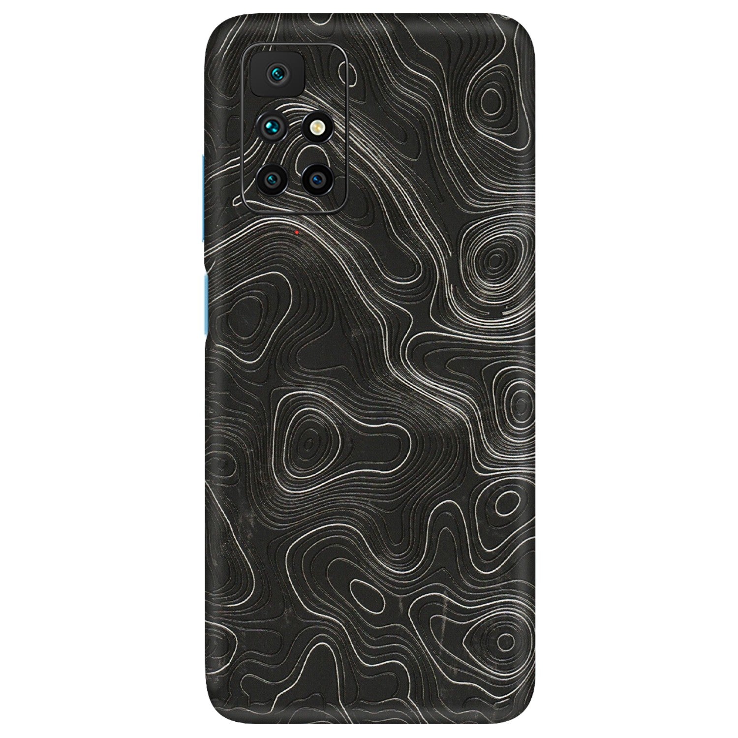 Xiaomi Redmi Phone Skins (All Models) - Abstract White Line Map - 3D Embossed Finish (L-269) Redmi 10 Prime
