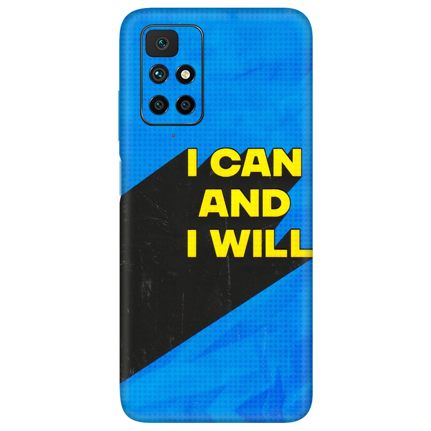 Xiaomi Redmi Phone Skins (All Models) - I Can And I Will - 3D Embossed Finish (L-281) Redmi 10 Prime