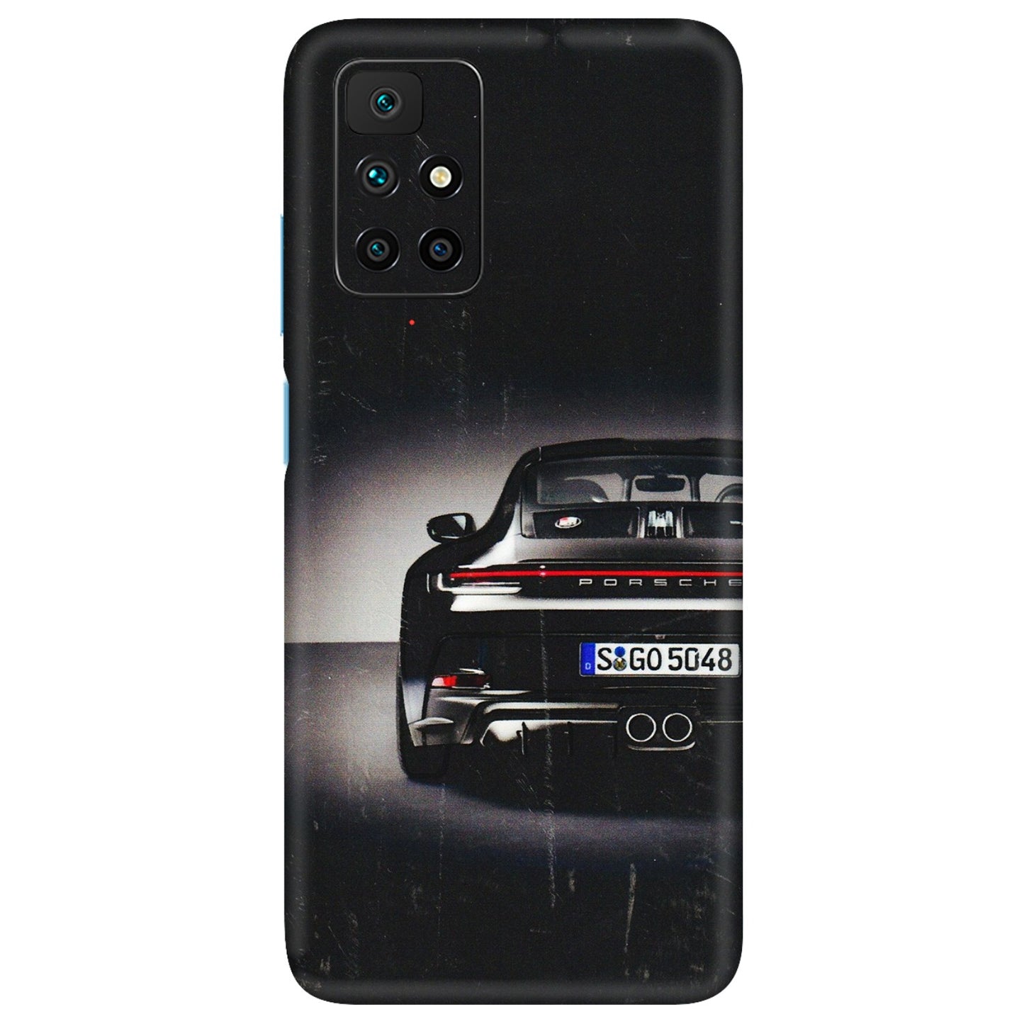 Xiaomi Redmi Phone Skins (All Models) - New Black Porsche GT3 - 3D Embossed Finish (L-327) Redmi 10 Prime