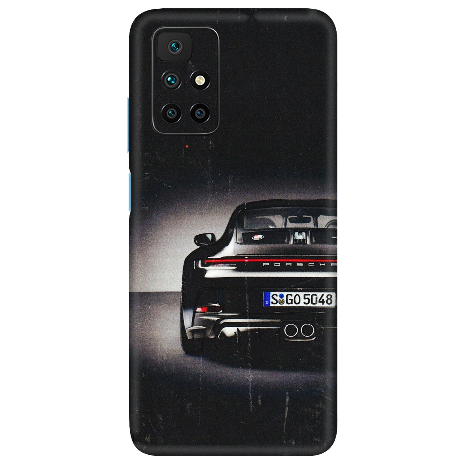 Xiaomi Redmi Phone Skins (All Models) - New Black Porsche GT3 - 3D Embossed Finish (L-327) Redmi 10 Prime