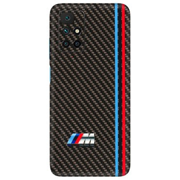 Xiaomi Redmi Phone Skins (All Models) - BM Carbon Fiber Feels - 3D Embossed Finish (L-38) Redmi 10 Prime