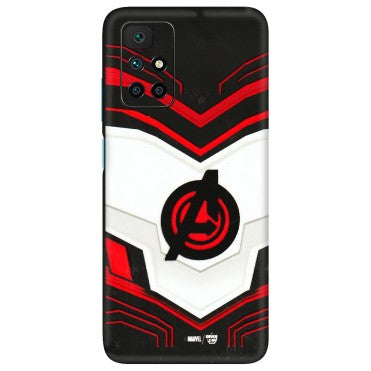 Xiaomi Redmi Phone Skins (All Models) - Avengers Logo - 3D Embossed Finish (L-55) Redmi 10 Prime