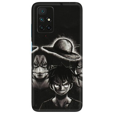 Xiaomi Redmi Phone Skins (All Models) - Black Luffy Hat - 3D Embossed Finish (L-57) Redmi 10 Prime