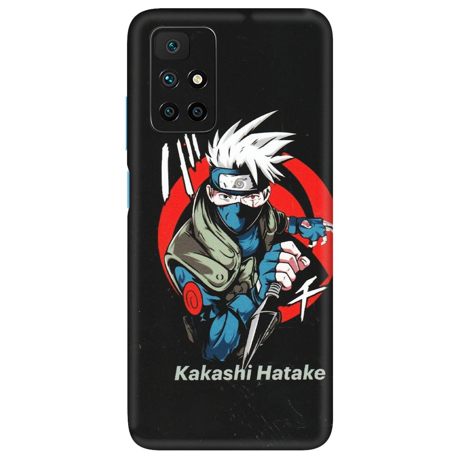 Xiaomi Redmi Phone Skins (All Models) - Naruto Kakashi Hatake Killer - Matte Finish (M-114) Redmi 10 Prime
