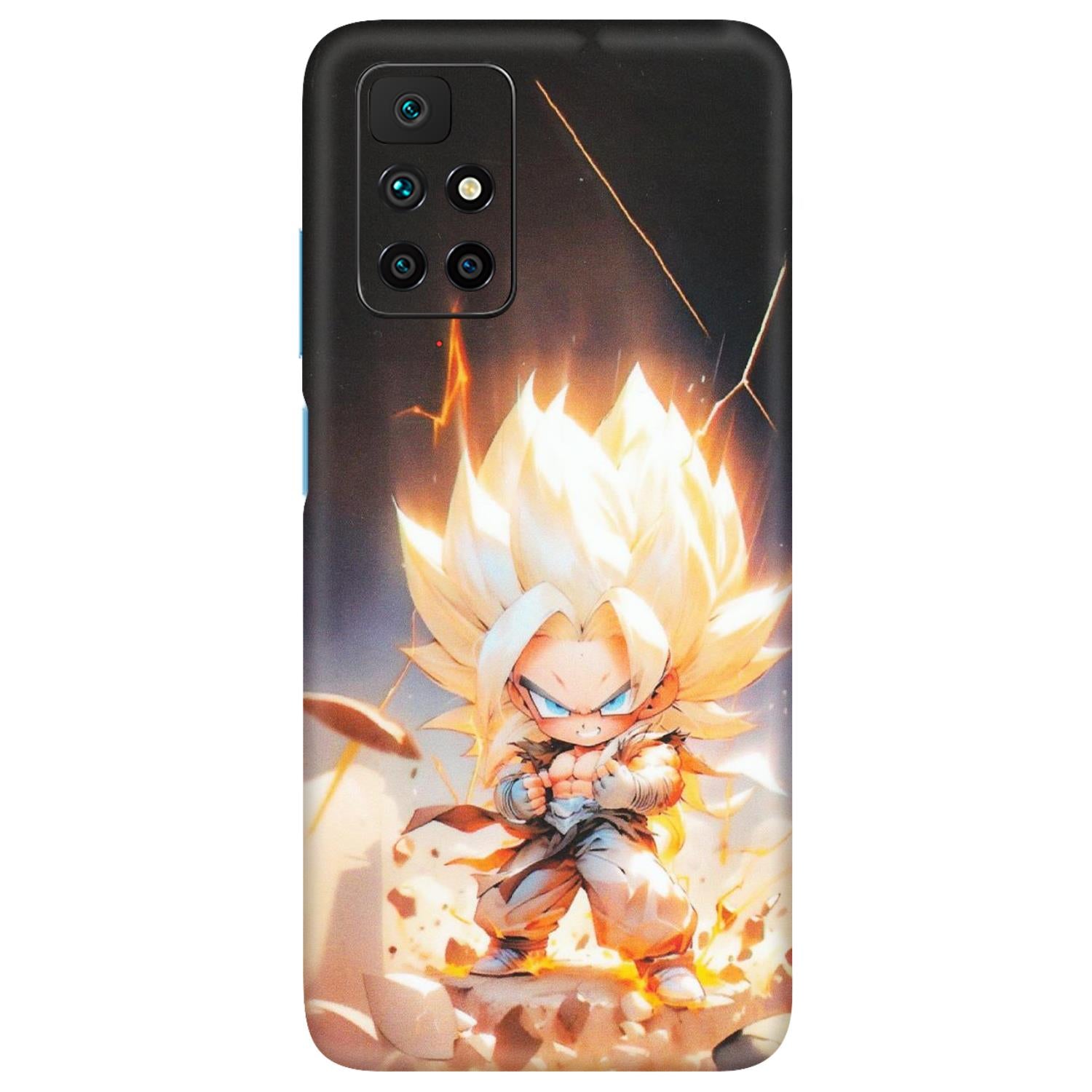 Xiaomi Redmi Phone Skins (All Models) - Goku Dragon Cute Anime - Matte Finish (M-131) Redmi 10 Prime