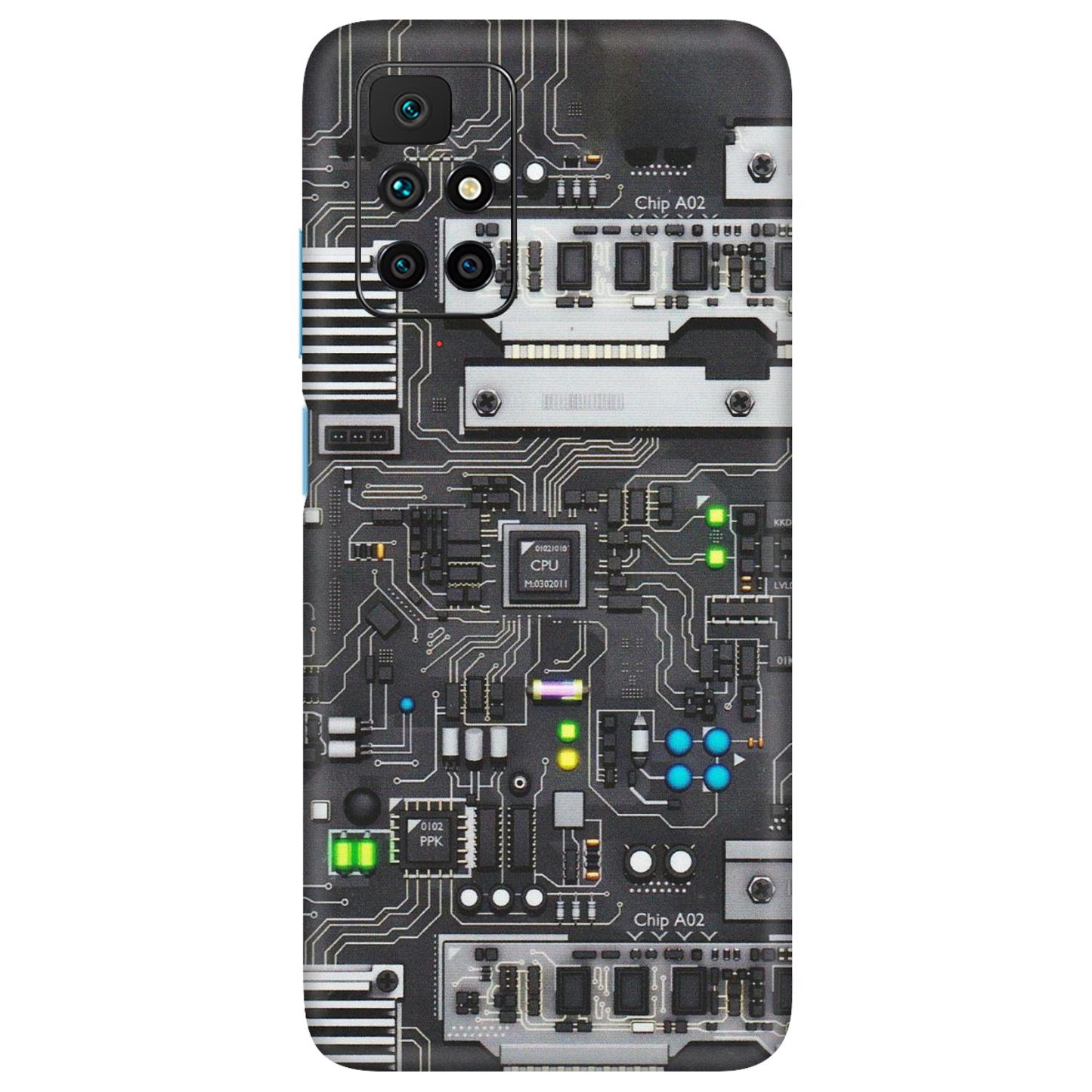 Xiaomi Redmi Phone Skins (All Models) - Motherboard Internals - Matte Finish (M-135) Redmi 10 Prime