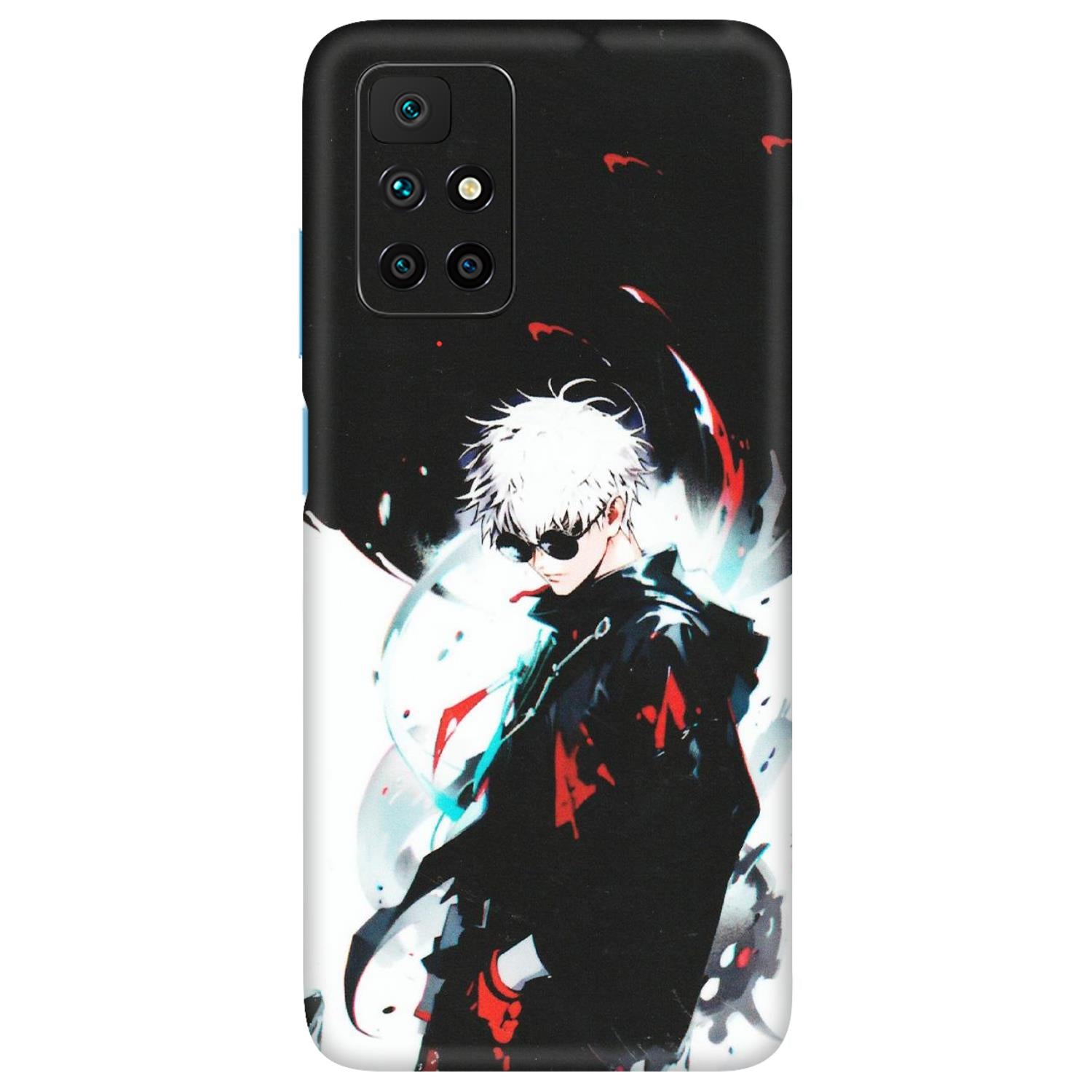 Xiaomi Redmi Phone Skins (All Models) - Gojo Powerful Charater Kaisen Anime - Matte Finish (M-144) Redmi 10 Prime