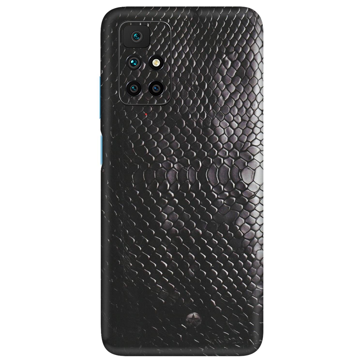 Xiaomi Redmi Phone Skins (All Models) - Black Snack Leather - Matte Finish (M-147) Redmi 10 Prime
