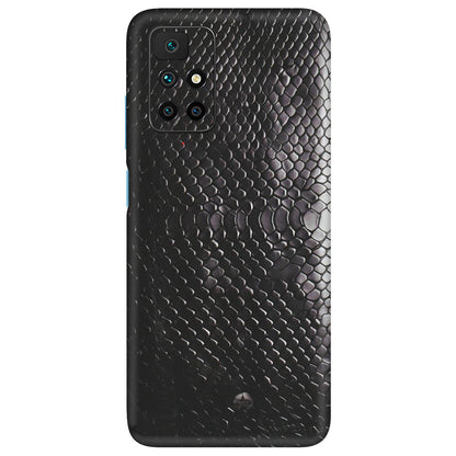 Xiaomi Redmi Phone Skins (All Models) - Black Snack Leather - Matte Finish (M-147) Redmi 10 Prime