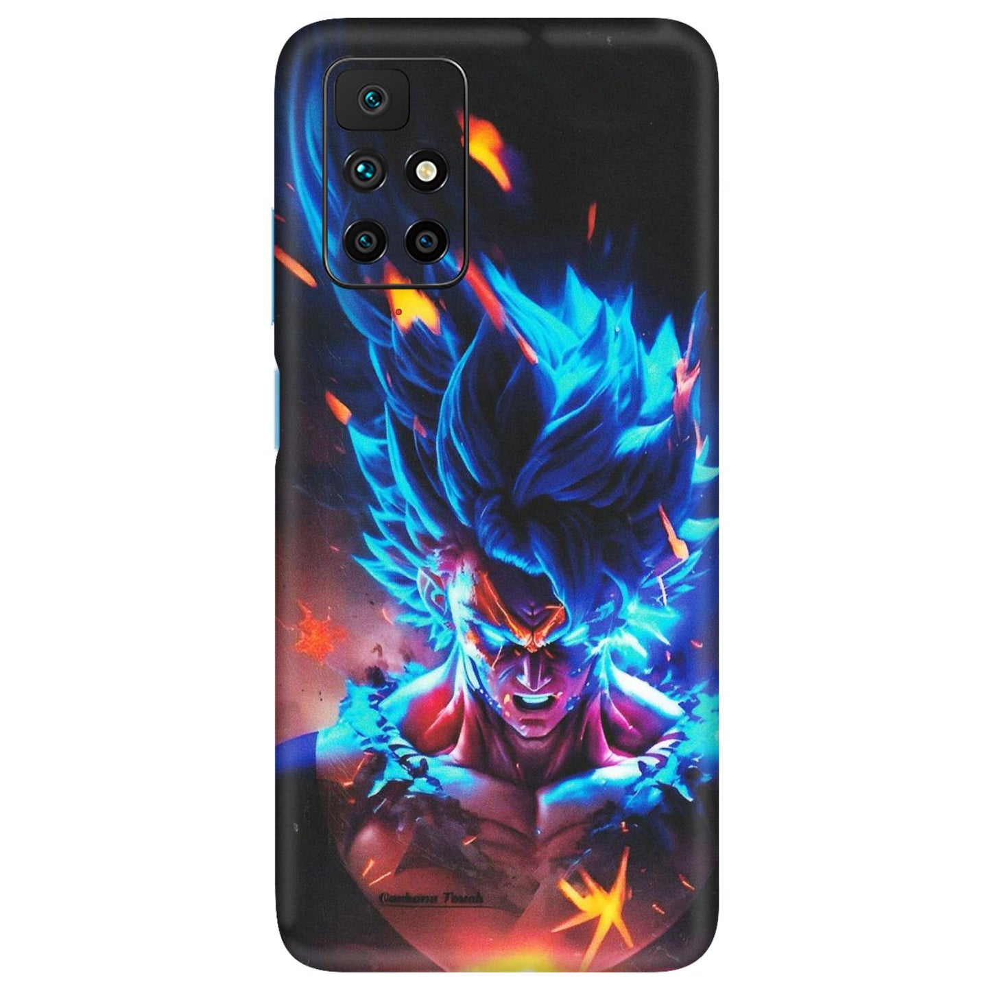 Xiaomi Redmi Phone Skins (All Models) - Angry Goku Dragon Ball Anime - Matte Finish (M-150) Redmi 10 Prime