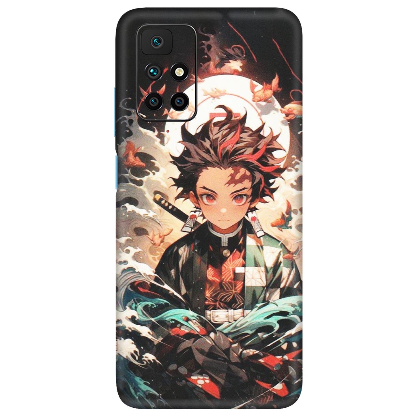 Xiaomi Redmi Phone Skins (All Models) - Tanjiro Demon Slayer Anime - Matte Finish (M-158) Redmi 10 Prime