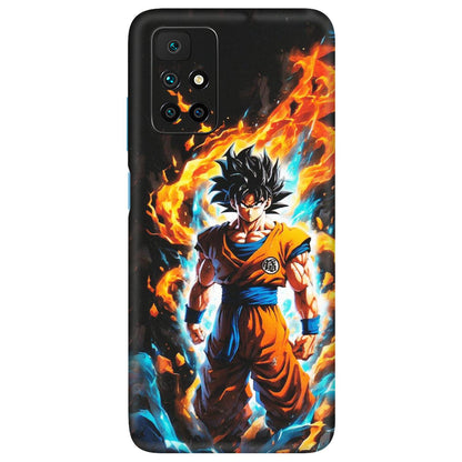 Xiaomi Redmi Phone Skins (All Models) - Goku Transformation Anime - Matte Finish (M-159) Redmi 10 Prime