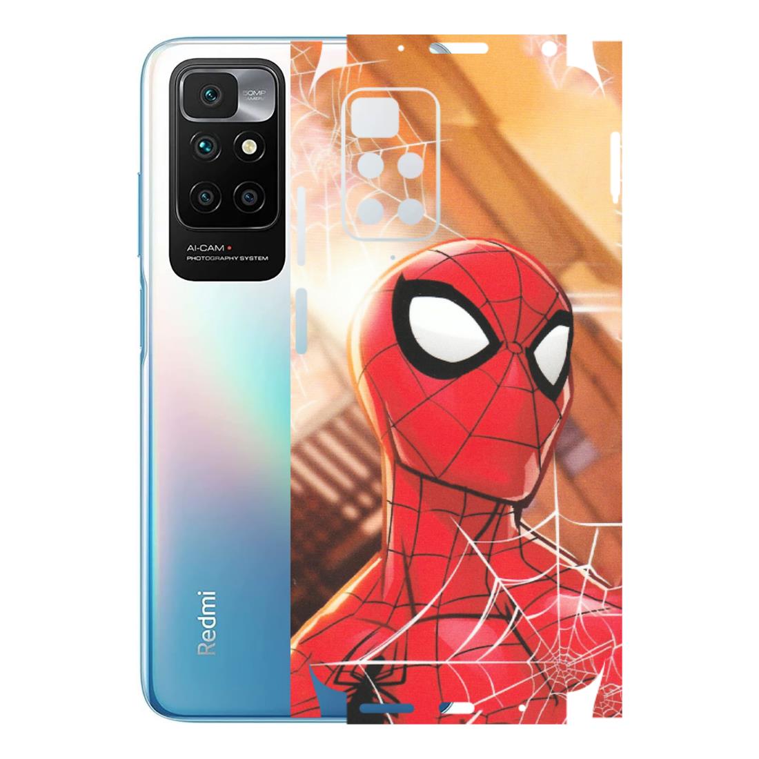 Xiaomi Redmi Phone Skins (All Models) - Spiderman Face New - Matte Finish (M-41) Redmi 10 Prime