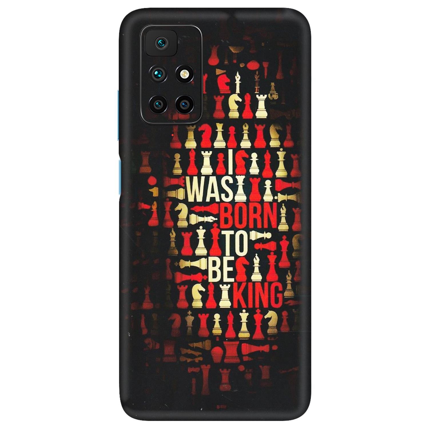 Xiaomi Redmi Phone Skins (All Models) - Born To Be King - Matte Finish (M-73) Redmi 10 Prime