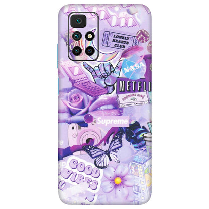 Xiaomi Redmi Phone Skins (All Models) - Supreme Purple Magic - Matte Finish (M-88) Redmi 10 Prime