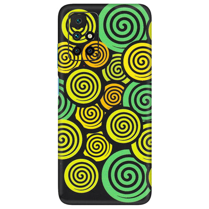 Xiaomi Redmi Phone Skins (All Models) - Crazy Spiral - Matte Finish (M-91) Redmi 10 Prime