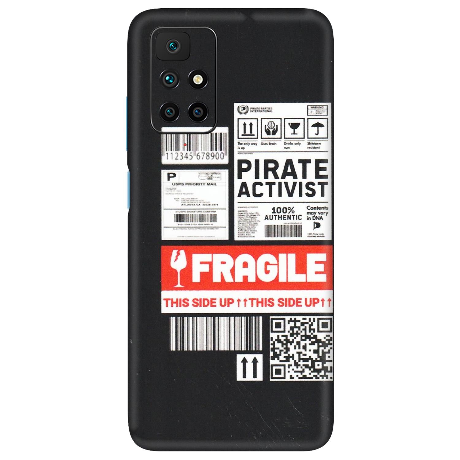 Xiaomi Redmi Phone Skins (All Models) - Handle With Care - Matte Finish (M-99) Redmi 10 Prime