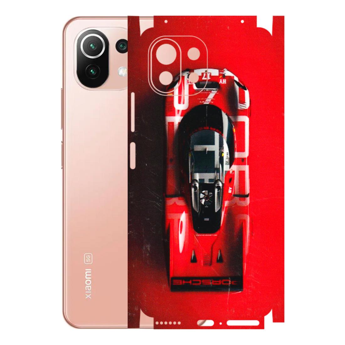Xiaomi Redmi Phone Skins (All Models) - Red Porsche Car Logo - 3D Embossed Finish (L-315) Redmi 11 Lite NE 5G