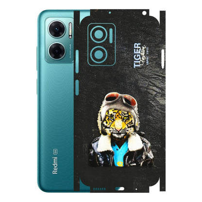 Xiaomi Redmi Phone Skins (All Models) - Rider Tiger - 3D Embossed Finish (L-113) Redmi 11 Prime 5G