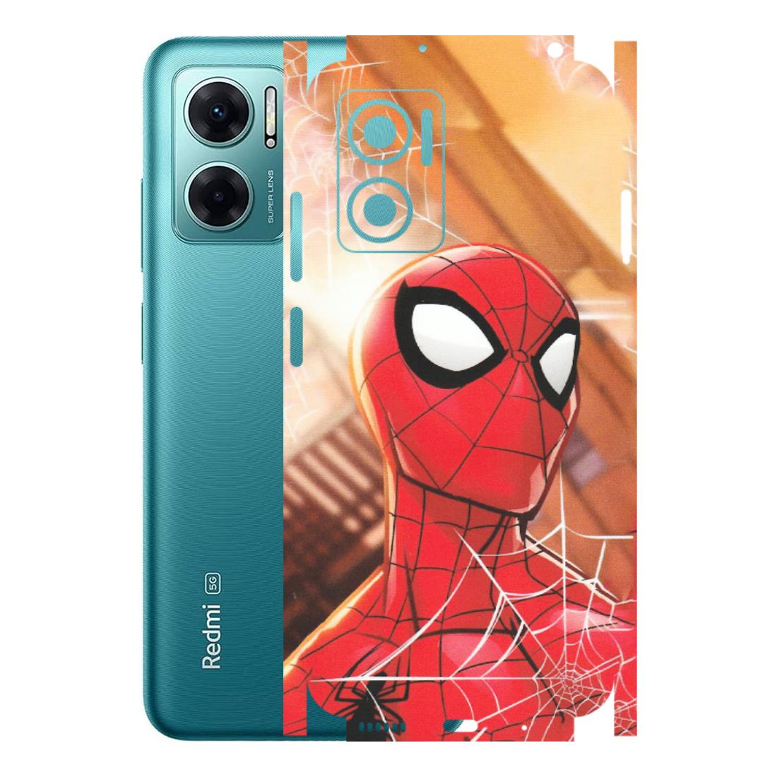Xiaomi Redmi Phone Skins (All Models) - Spiderman Face New - Matte Finish (M-41) Redmi 11 Prime 5G