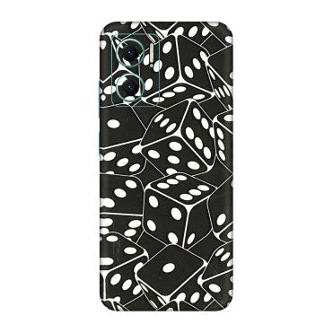 Xiaomi Redmi Phone Skins (All Models) - Big Black Dices - 3D Embossed Finish (L-106) Redmi 11 Prime 5G
