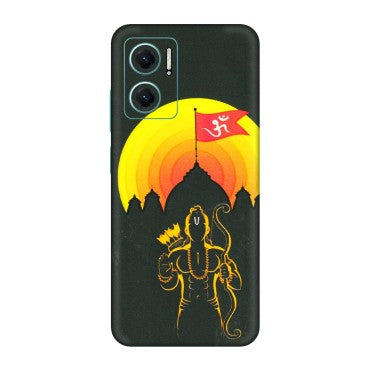 Xiaomi Redmi Phone Skins (All Models) - Lord Ram - 3D Embossed Finish (L-132) Redmi 11 Prime 5G