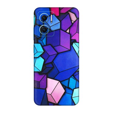 Xiaomi Redmi Phone Skins (All Models) - Cube Doodle - 3D Embossed Finish (L-141) Redmi 11 Prime 5G