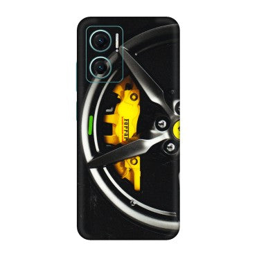 Xiaomi Redmi Phone Skins (All Models) - Ferrari Wheel Alloy - 3D Embossed Finish (L-173) Redmi 11 Prime 5G