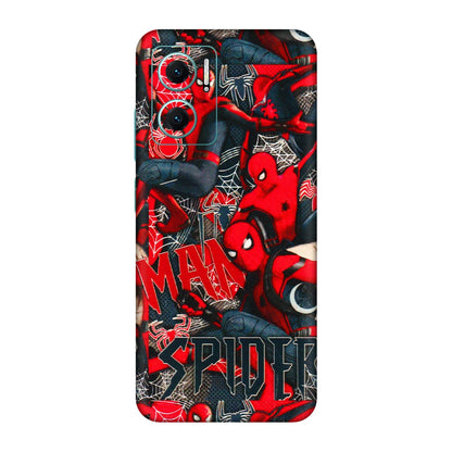 Xiaomi Redmi Phone Skins (All Models) - SpiderMan Cool - 3D Embossed Finish (L-188) Redmi 11 Prime 5G